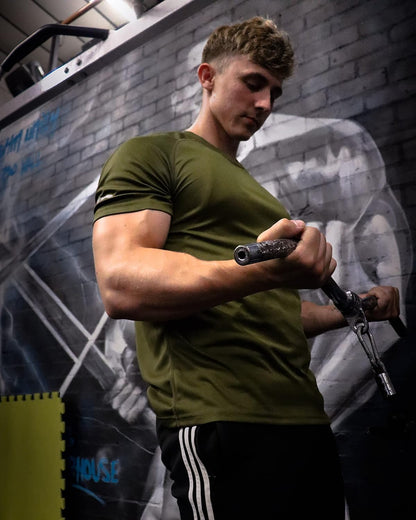 1/3 Pack Mens T-Shirts Quick Dry Short Sleeve Tops Moisture Wicking Active Athletic Running Work Shirts