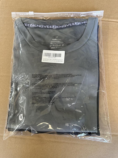 1/3 Pack Mens T-Shirts Quick Dry Short Sleeve Tops Moisture Wicking Active Athletic Running Work Shirts
