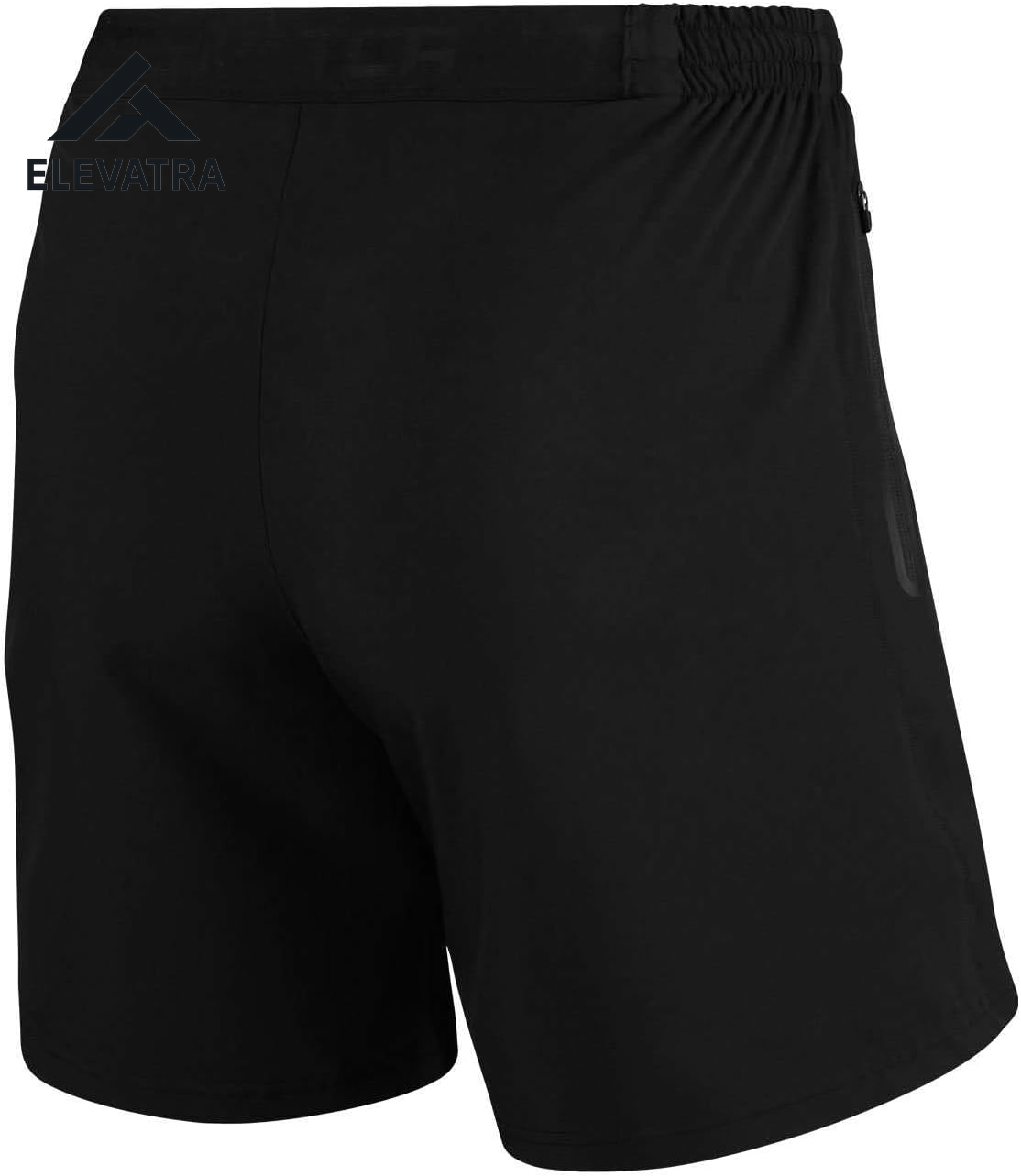 Elite Tech Mens Running Shorts with Zip Pockets, Gym Shorts Men Training Sports Short with Phone Pocket