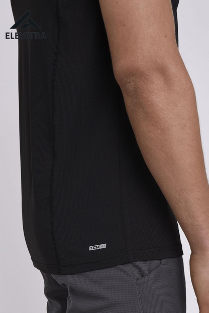 Men's Quick Dry Short Sleeve Gym Top - Lightweight, Breathable, Moisture-Wicking Activewear for Running and Sports